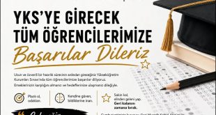 YKS’ye Girecek Tüm Öğrencilerimize Başarılar Dileriz
